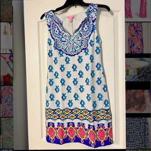 COPY - Lilly Pulitzer Harper Shift- Resort White To the Sea Engineered